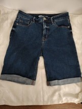 Old Navy Bermuda high Rise Straight Jean Stretch Short For Woman Size 6 - £11.52 GBP