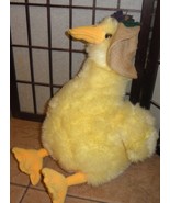 stuffed animal fine toy brand large yellow girl duck new - £25.44 GBP