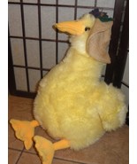 stuffed animal fine toy brand large yellow girl duck new - $44.57 CAD