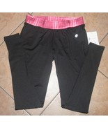 womens yoga athletic wear pants black russell size small nwot - £14.36 GBP