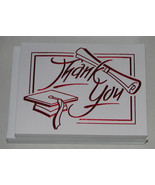 1 Box of Graduation Graduate Thank You Note Cards 25 Cards & Envelopes - $11.00