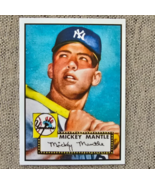 MICKEY MANTLE 1952 TOPPS ROOKIE BASEBALL CARD #311 - $10.00