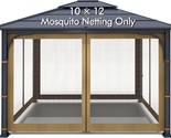 Universal Replacement Mosquito Netting For Gazebos - Wonwon Outdoor Gazebo - $90.95