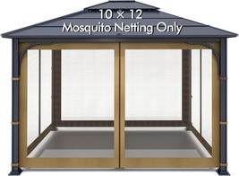 Universal Replacement Mosquito Netting For Gazebos - Wonwon Outdoor Gazebo - £71.54 GBP