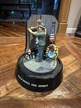 Touching His Spirit Sculpt Hand Painted Limited Edition Vietnam Memorial... - £34.91 GBP