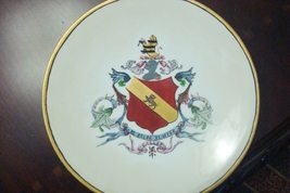 Old Jean Pouyat armorial plate Limoges France, Be Bolde be Compatible with Wyse[ - £68.85 GBP