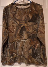 Outfitters Ridge Camo Shirt Adult Pocket T Realtree Hardwoods Camo LS Size L - £14.44 GBP