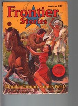 Frontier Stories Summer 1946-FICTION HOUSE-PULP-DAVY Crockett Vg - £69.64 GBP