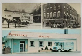 Allentown Pa Petersons Seafood Views 1904-c1960s Multi View Postcard R16 - £10.26 GBP