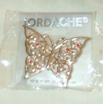 Butterfly pin by Jordache in goldtone - $9.00