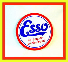 Esso ,Metal Plate   Le Super Carburant Dioramax 1/1 ,Car Collector&#39;s Item, New - £32.19 GBP