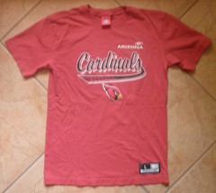 t shirt arizona cardinals football size large 16 boys nwot red - $13.80