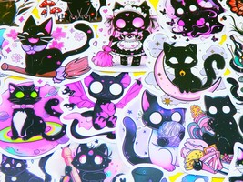 Magic Cat Stickers Pack, 50 PCS a pack, Waterproof, Reusable, Very Cute!! - $9.54 CAD