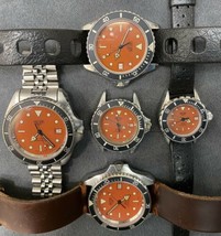 Serviced Small 28mm Ladies Tag Heuer 980.011 Orange Dive 980.005-ish Watch - £479.60 GBP