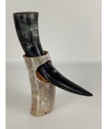 Drinking Horn with stand Viking Bar Beer Ale Cup Cosplay Game of Thrones... - $49.45