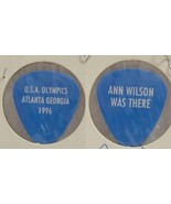 HEART - VINTAGE OLD ANN WILSON 1996 OLYMPICS CANCELLED SHOW GUITAR PICK - $10.00