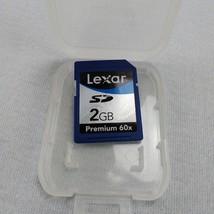 Original Lexar Media 2 GB SD Memory Card - (31126-2GBBS A) Standard Digi... - $11.38