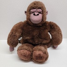 Vintage Gorilla Monkey Brown Plush Backpack Stuffed Animal - $29.60