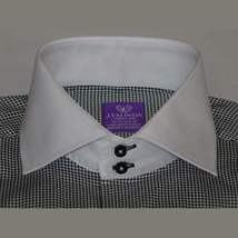Men Shirt J.Valintin Turkey-Usa 100% Egyption Cotton Axxess Style 1R57-01 black image 12