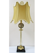 Chelsea House Daines Accent Lamp Glass and Brass Art Nouveau Style - $1,356.93 CAD