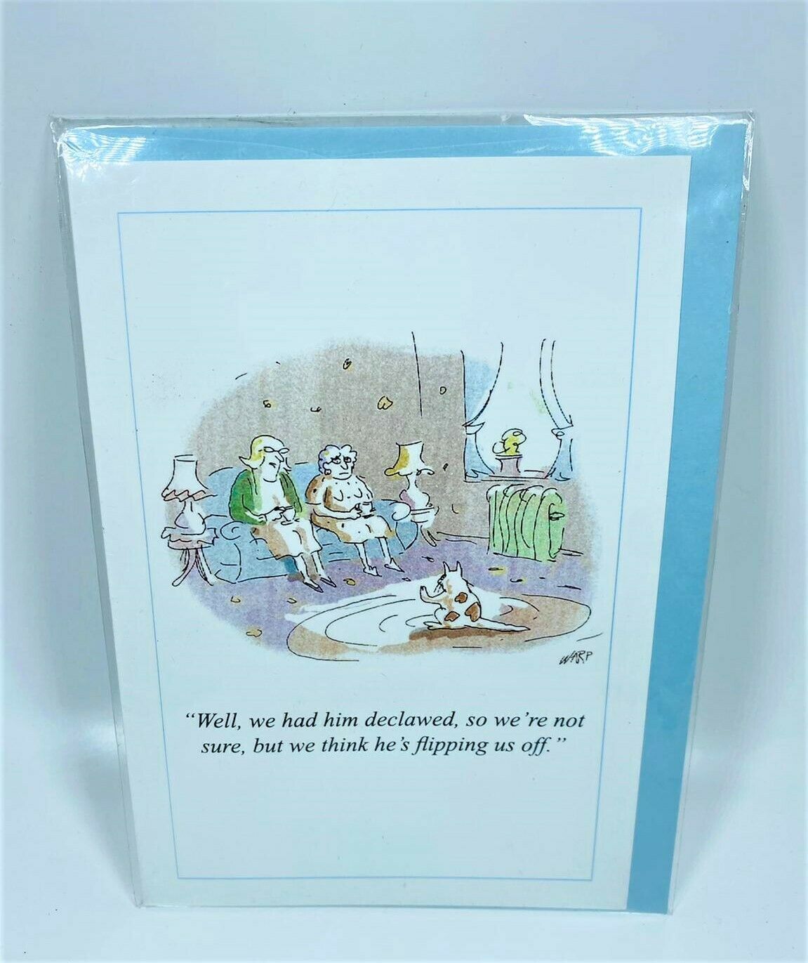 Lot De 5 Animal Ferme -cartoon Chat, Drôle - Carte de Voeux - $9.81