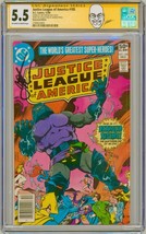 George Perez Collection CGC SS 5.5 SIGNED Jim Starlin JLA #185 ~ 2nd Perez JLA - £155.15 GBP