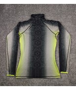 Nike Pro Thermal Running Jacket Women Medium Black Volt Hyperwarm Geometric - £19.72 GBP