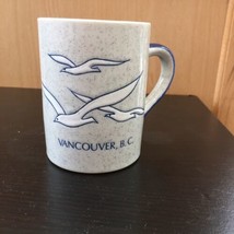 Vintage Otagiri Vancouver, B.C. Blue Speckled Seagull Seabird Coffee Cup... - £14.63 GBP