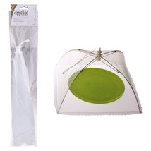 Appetito Square Nylon Net Food Cover (White) - 30cm - £12.17 GBP