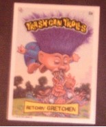 1992 Topps Trash Can Trolls #2a Retchin&#39; Gretchen Card - £2.34 GBP