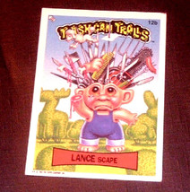 1992 Topps card 12b Lance Scape Trashcan Trolls Card  Near Mint Condition - $2.99