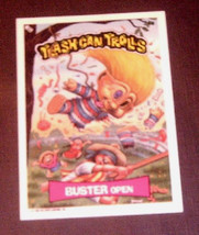 1992 Topps card 24A Buster open Trashcan Trolls Card  Near Mint Condition - $2.99