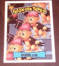 1992 Topps card 19a Boris Line Trashcan Trolls Cards  Near Mint Condition - $2.99
