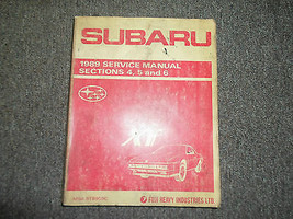 1989 Subaru XT Sezione 4 5 6 Servizio Riparazione Shop Manuale Fabbrica ... - $19.99