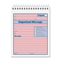 TOPS 2-Part Carbonless Phone Message Book, 4.25 x 6 Inches, Top Spiral B... - $12.99