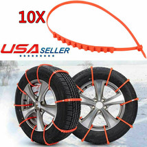Anti-Skid Car Cable Tire Emergency Traction Mud Snow Chains for SUV Car ... - $14.22