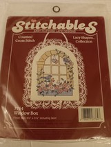 Stitchables Lacy Shapes Collection 7764 Window Box Counted Cross Stitch ... - £15.72 GBP