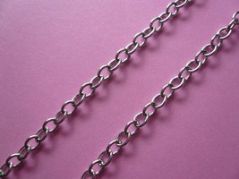 Silverplated NF Metal Oval Soldered Chain (3Feet 2Inches) - $3.90
