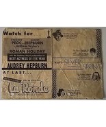 LITTLE BOY LOST RUN...MONEY 1953 ad sheet for Roth&#39;s Theater (Silver Spr... - £7.77 GBP