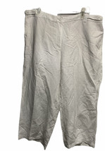 J. Jill White Cropped Linen Blend Plus Size 20 W Pants New with tag - £52.97 GBP