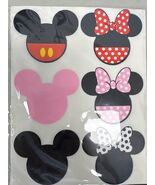 204 Pcs Head Stickers 6 Styles PVC Labels Birthday Party Supplies - $183.23 MXN