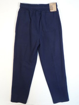 Reebok Navy Blue Fleece Lined Sweatpants Track Pants Men&#39;s Small S  NWT - $69.99