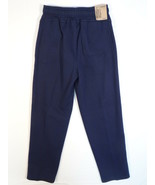 Reebok Navy Blue Fleece Lined Sweatpants Track Pants Men&#39;s Small S  NWT - £55.07 GBP