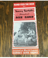 Tommy Bartlett&#39;s deer ranch brochure Vintage silver springs roadside att... - $19.75
