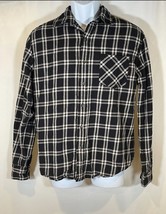 Men’s Arizona Jean Co. flannel button up shirt-Sz Medium - £11.02 GBP