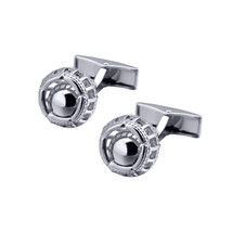 Cufflinks for Him, Silver Round Bead Cufflinks KC10005b ** Free Gift ** - £14.93 GBP