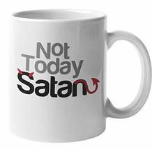 Make Your Mark Design Not Today Satan Clever Cheeky Coffee &amp; Tea Mug For... - £14.86 GBP+