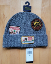 Polo Ralph Lauren FISHING HUNTING Beanie Gray Cuffed Skull Hat NWT - $99.57 CAD