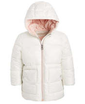 Michael Kors Baby Girls Hooded Stadium Puffer Jacket, 12 Months - $69.00