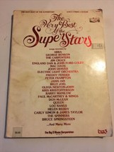 1975 The Very Best Of The Superstars Sheet Music Song Book Guitar Vocals Piano - £9.51 GBP